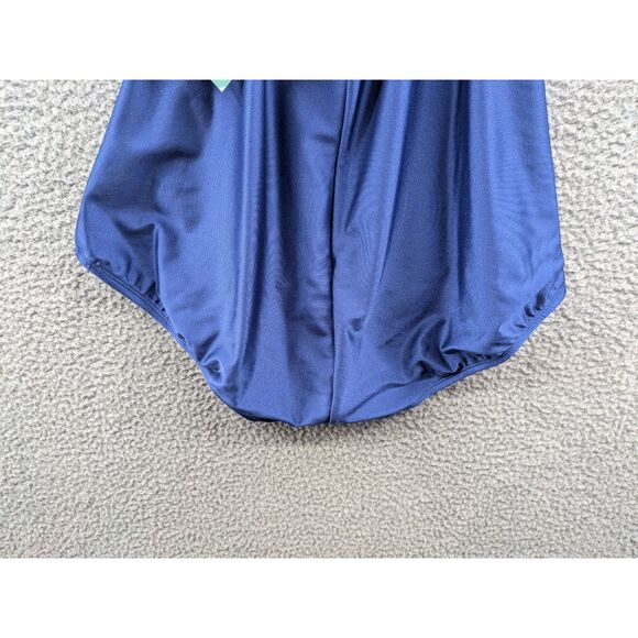 NWT Dolfin Aquashape Women's size 22 Blue Conservative Lap Swimsuit - Picture 9 of 12